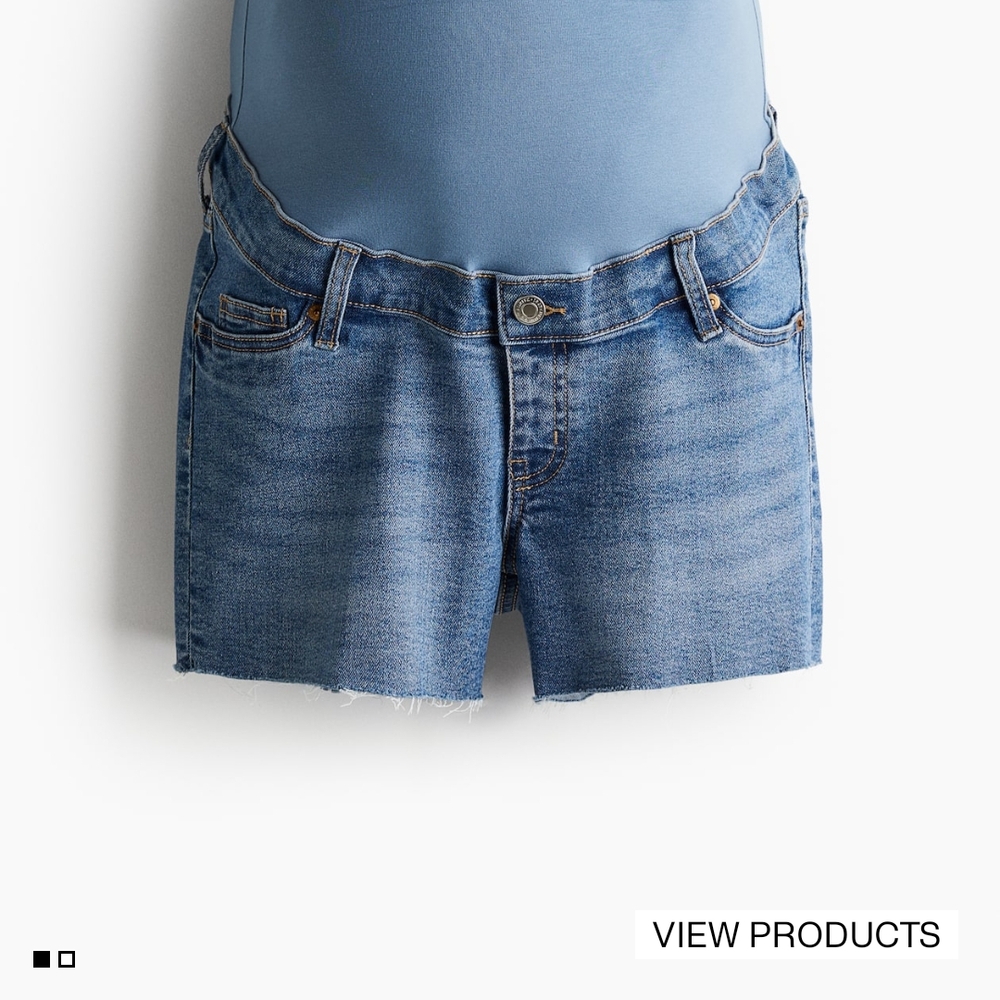 H&M Blue Jean Shorts for Women